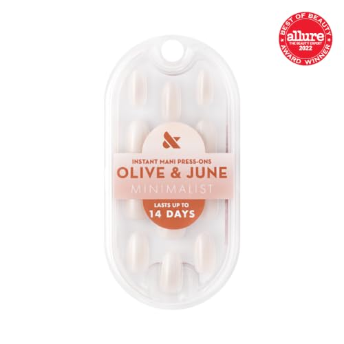 Olive & June Instant Mani Press-On Nails, Pure White Syrup Gradient - color: Pure White Syrup Gradient