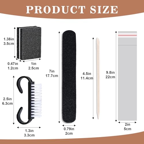 50 Sets Disposable Manicure Kit(50 Set-Black) - size: 50 Set-Black