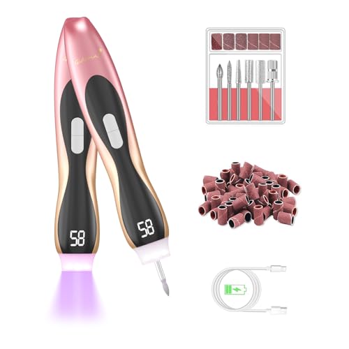 Cordless Nail Drill, Electric Efile Nail Drill with 6 Drill Bits