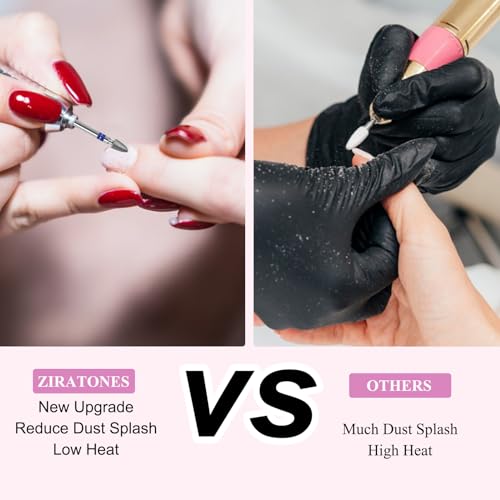 Diamond Nail Drill Bits Pro Cuticle Drill Bit Nail Buffer Bit Russian Electric Bits for Under Nail Dead Skin Cleaning Cuticle Remove Nail Art Design Manicure and Pedicure (Medium) - size: 0.28x0.14in Medium
