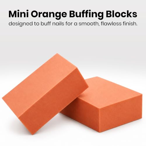 ForPro Mini Buffing Block, 1000-Count, 100/180 Grit, Orange - color: Orange