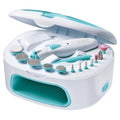 Kiss Professional, Electric Nail Drill/Electric Nail File & Nail Dryer System, Includes 12 attachments, Cuticle Pusher, A/C Adapter, Storage case - size: 15 Piece Set