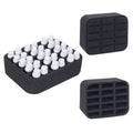 Essential oils Organizer Holder Foam Pad with Slots, can DIY - color: Black 15slots
