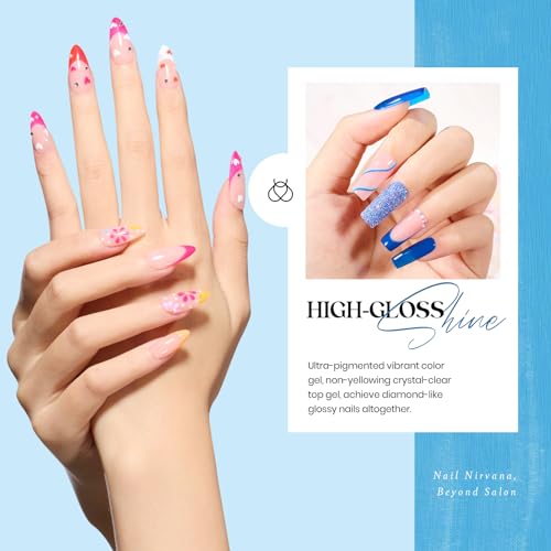 Beetles Gel Nail Polish Set, 20 Pcs Neon Nail Gel Polish Set - color: 20Pcs Neon Nude Orange