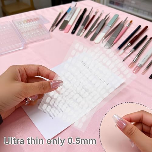 Double Sided Nail Sticky/Adhesive Tabs Press On Nails for Nail Art 600 Pcs