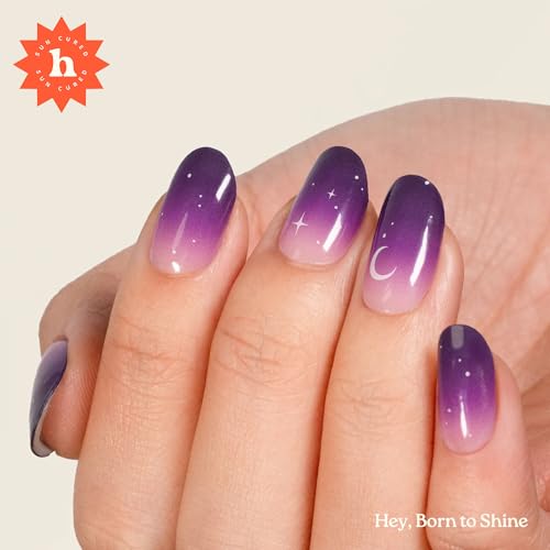 Heyhae Semi Cured Gel Nail Strips - Hey, Born to Shine - color: Hey, Born to Shine