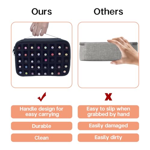 2 Pcs Small Clear Nail Polish Organizer Holds 80 Bottles Nail,Black - color: Black-2pcs