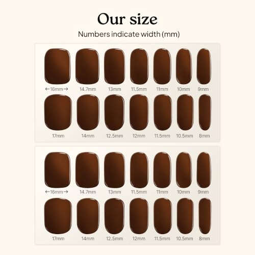 Heyhae Semi Cured Gel Nail Strips - Hey, Espresso Yourself - color: Hey, Espresso Yourself