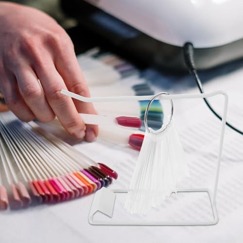 Sewroro Nail Art Display Board with Ring Sample Sticks