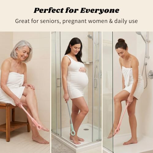 4 Pack Toe Cleaning Brushes with Long Handles