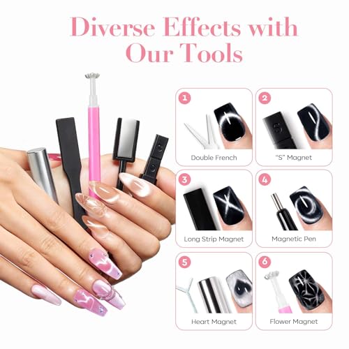 AzureBeauty Cat Eye Magnet Nail Art 14Pcs Tools - size: 14Pcs