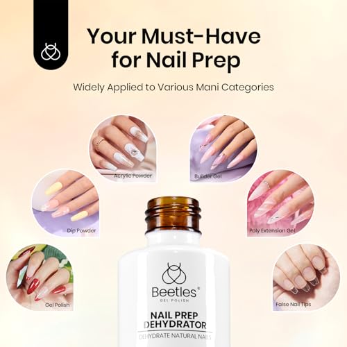 Beetles 20ml Nail Dehydrator Professional Nail Prep - color: K-Clear-1