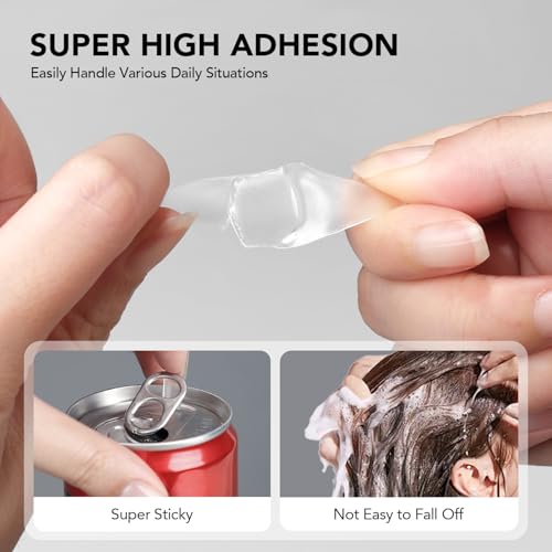 GAOY 2Pcs Gel Nail Glue, 16ml, 2 in 1 Nail Glue and Base Gel, Lamp Needed