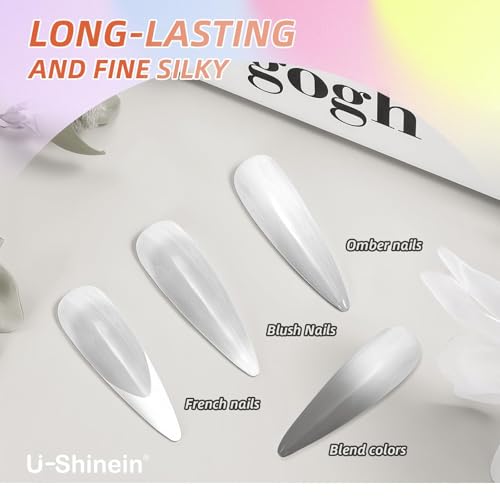 Cushion Gradient Painting Gel,Ombre Nails Aura Nails,White - color: White