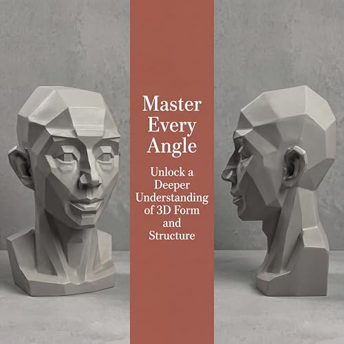 Planar Head Model Drawing Mannequin Artists Learn Planes of Face Human Manikin Head for Medical and Artistic Drawing Skecthing Painting Small Head Drawing Figure Mannequin (Male 5.1 in) - color: Male 5.1 IN