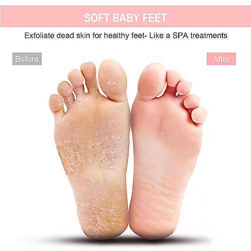 BESKAR XL Larger Shower Foot Scrubber Mat with Non-Slip Suction Cups - color: Pink