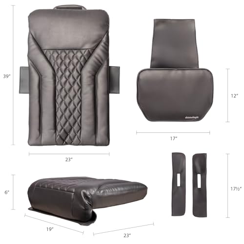 MAYAKOBA Shiatsulogic Pedicure Chair Cushion Cover Set (White), Vibration Massage Chair Cover 16 EXR, Nail Salon Pedicure Equipment and Furniture - color: White