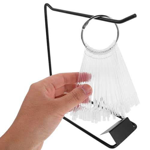 Sewroro Nail Art Display Board with Ring Sample Sticks
