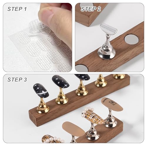 Double Sided Nail Sticky/Adhesive Tabs Press On Nails for Nail Art 600 Pcs