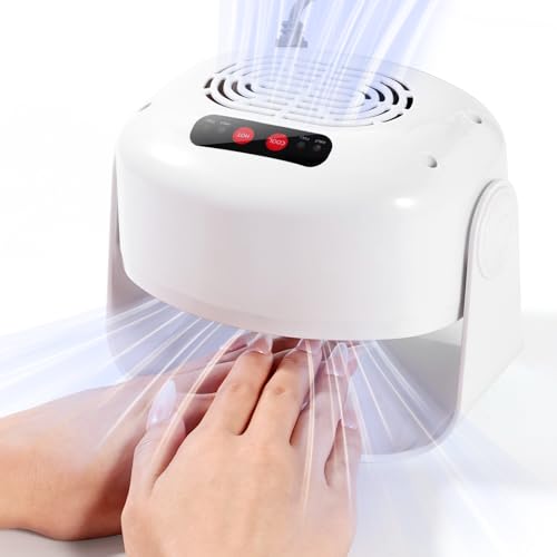 SAVILAND Adjustable Nail Polish Dryer for Regular Nail Polish - color: White-big