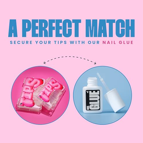 V Beauty Pure Square Nail Tips - Square, Long, Acrylic Nail Tips - 504 pcs