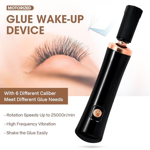 Glue Shaker for Eyelash Extensions, Black