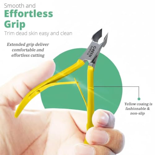 1piece Cuticle Trimmer Nipper 9 Color (Yellow) - color: Yellow