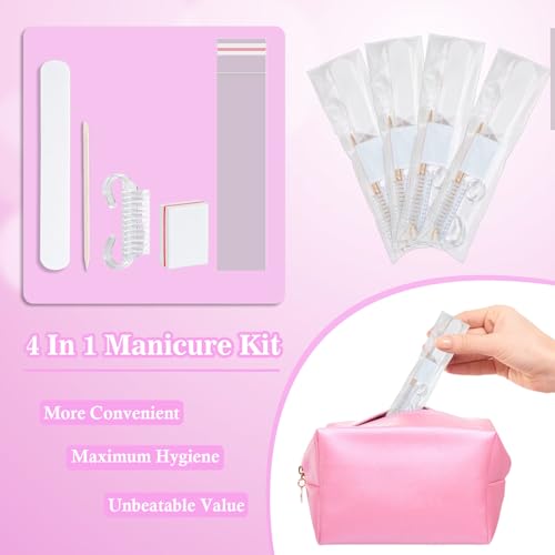 50 Sets Disposable Manicure Kit(50 Set -White) - size: 50 Set -White