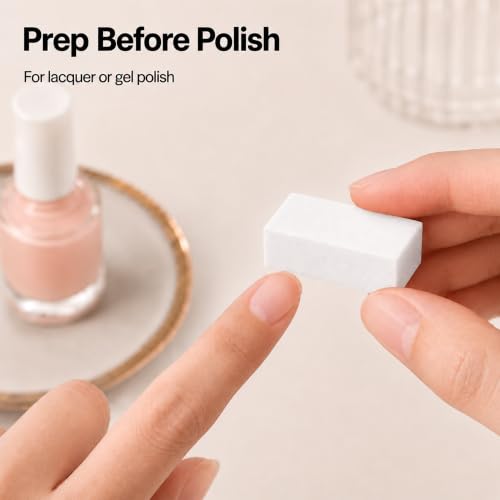 ForPro Mini Buffing Block, 1000-Count, 100/180 Grit, White - color: White