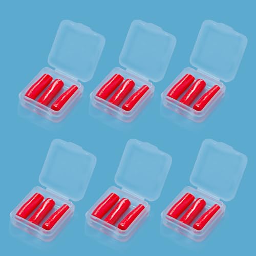 18 Pieces Red Wax Refills for Automatic Refillable Wax Pen, Refillable Wax for Diamond Painting, Diamond Art Pens Refillable Wax Refills Rhinestone Picker Pen Accessories - color: Red