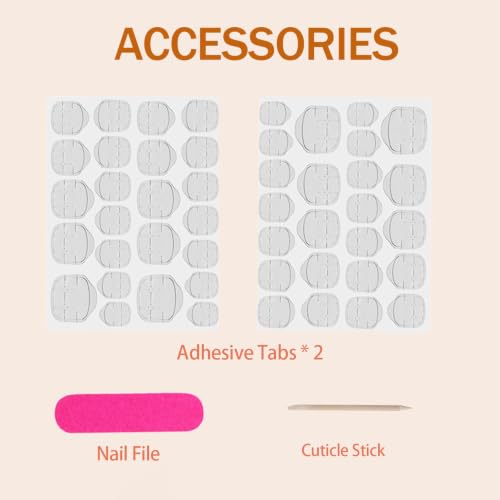 Halloween Press on Nails Ghost Long Coffin Fake Nails 24Pcs - color: halloween-design02