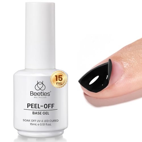 Beetles 15ml Peel-Off Gel Base Coat for Gel Nail Polish - color: E-Clear-1
