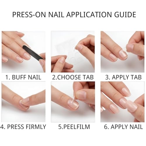 Gold French Tip Press on Nails Medium Almond Fake Nails Glossy Nude Base Glue on Nail Full Cover Artificial Nail for Women Party Wedding Daily Wear 24 Pcs - color: Gold