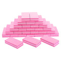 Diesisa Buffer Block Nail File, 100/180 Grit Sponge Nail Buffers for Acrylic Nails, Mini Buffing Block Double Sided for Manicure Tools 30 Count - Pink - color: Pink-30pc