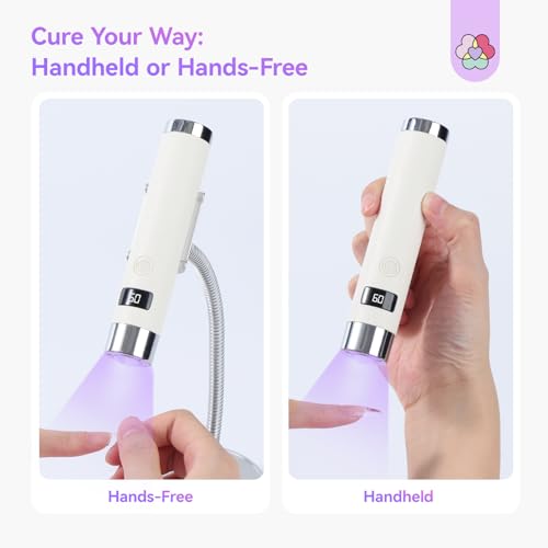 SAVILAND U V Light for Gel Nails with Magnetic Stand - color: White