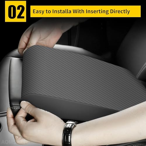 AOMSAZTO Armrest Console Covers for 2013-2018 Nissan Altima Carbon Fiber - color: Carbon Fiber-2, size: 2013-2018