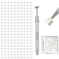 200Pcs Nail Sponges for Ombre,With 1Pcs Grabbing Pen