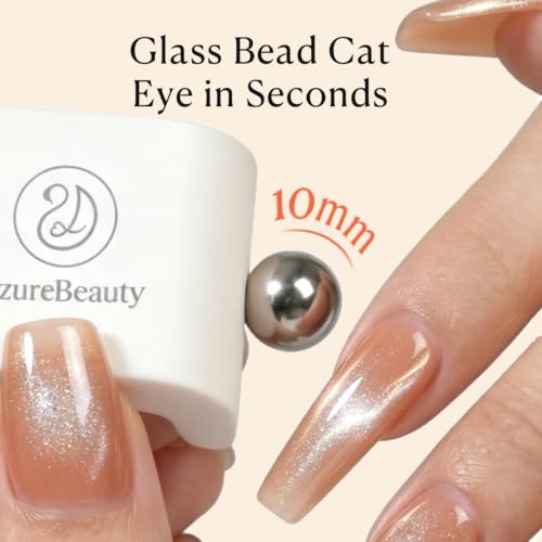 AzureBeauty Cat Eye Magnet 5D Nail for Cateye Gel Polish Nail Stuff - size: 8Pcs