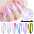 Born Pretty Chrome Nail Powder Auroras Nail Powder Mermaid Pearl Powder - color: Color 1