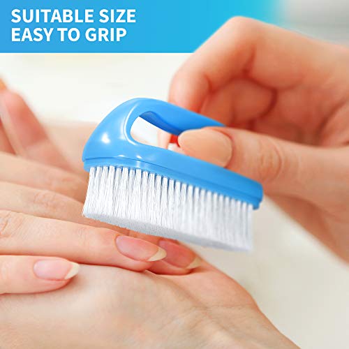 Konex Perfect-Grip Large Hand and Nail Brush 4" X 2-1/4" X 1-1/2" (Blue)