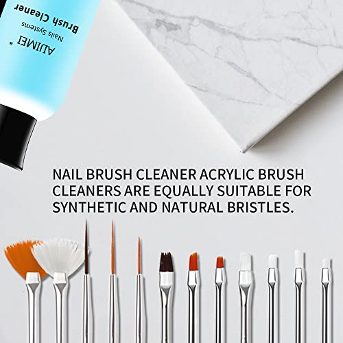 Acrylic Nail Brush Cleaner - Liquid Paint Brush Cleaner for Nails Artists (250ml/8.5 FL.OZ) - color: Brush Cleaner 250ml/8.5 FL.OZ