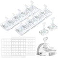 SUTOKAKA 2 Sets Non-Magnetic Nail Stand with Heart Shape Display Holder