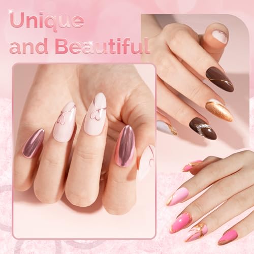 MelodySusie 9Pcs Chrome Nail Powder for Gel Nails - color: Cuticle Oil