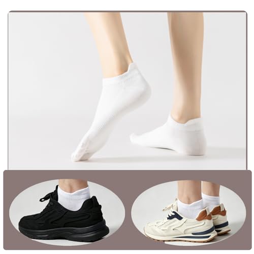 Toe Socks Women, Ankle Cotton Five Fingers Socks for Running - color: 5 Pairs Multicolor-pink Blue