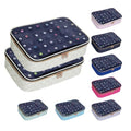 2 Pcs Small Clear Nail Polish Organizer Holds 80 Bottles Nail,Beige - color: Beige-Clear-2 pcs