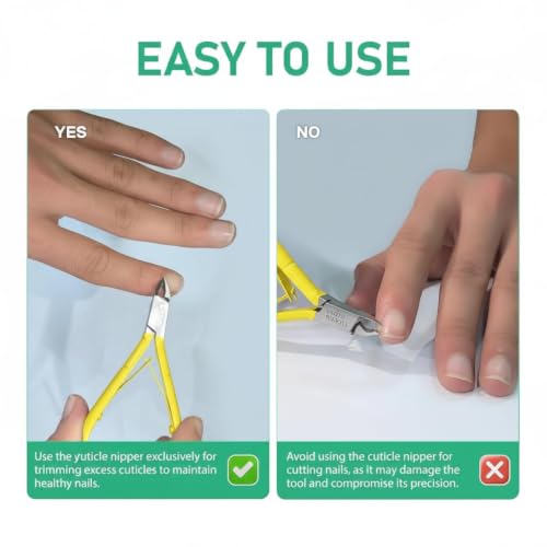 1piece Cuticle Trimmer Nipper 9 Color (Yellow) - color: Yellow