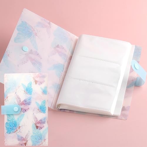 120 Slots Collecting Album for Nail Polish Strips Full Nail Wraps Toenail Stickers Storage Empty Storage Binder Book Water Transfer Nail Decals Storage Book Tools Nail Accessories - Butterfly - color: Butterfly
