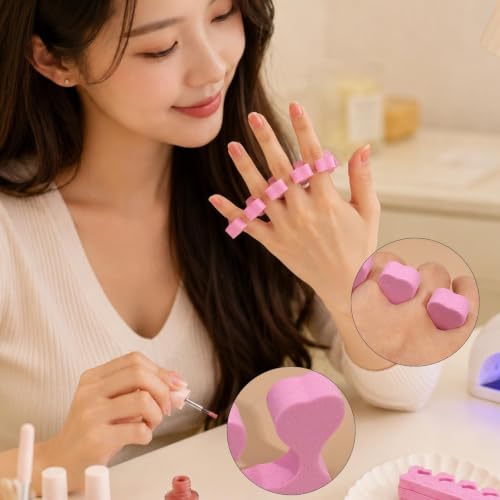 5PCS Sponge Finger Toe Separators Nail Art Beauty Accessories