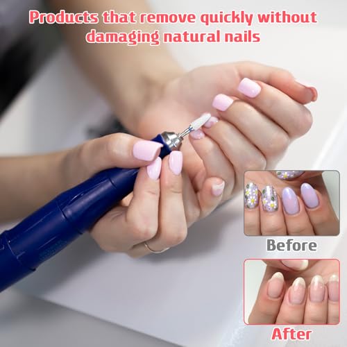 3/32" Professional Acrylic Nail File Cuticle Bit Ceramic Nail Drill Bit Remove Acrylic Hard Gels Fast Remove Flame Drill Bits for Manicure Cuticle Cleaner Pedicure Gel Polishing