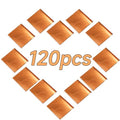 Rose Gold Leaf Sheets, 120 Sheets for Resin Art and Crafts - color: Rose Gold